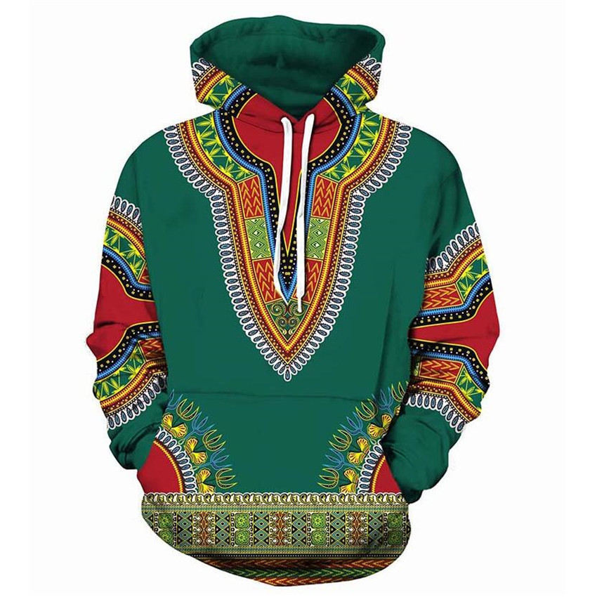 Men Hoodies Sweatshirts African folk-custom 3D Print - Image 2