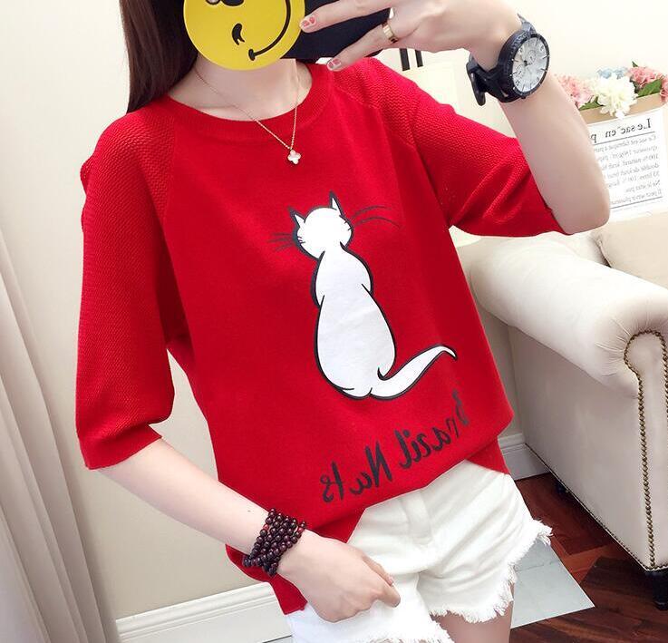 Cute Cat Tshirt - Image 7