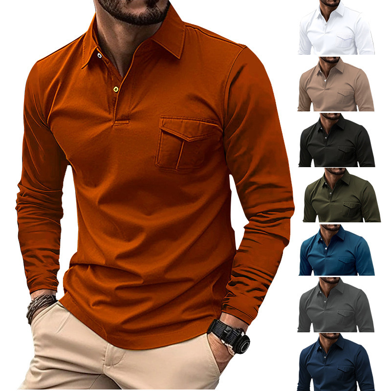 Casual Polo Collar Sports Polo Shirt - Image 4