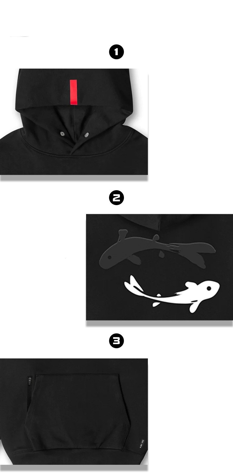 Loose Printed Hoodie Trend For Men - Image 2