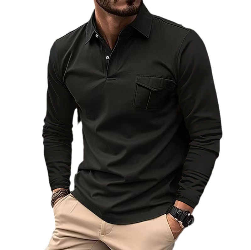 Casual Polo Collar Sports Polo Shirt - Image 8