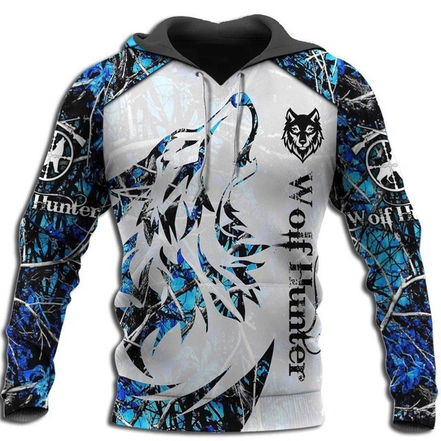 Hoodies For Men Cool Animal-print Streetr
