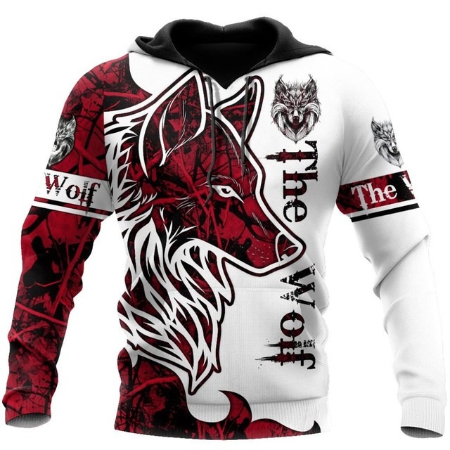 Hoodies For Men Cool Animal-print Streetr - Image 4